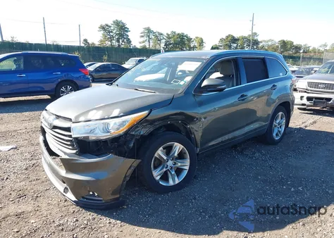 2015 Toyota Highlander Limited V6 from USA, damaged, VIN 5TDDKRFH7FS198479